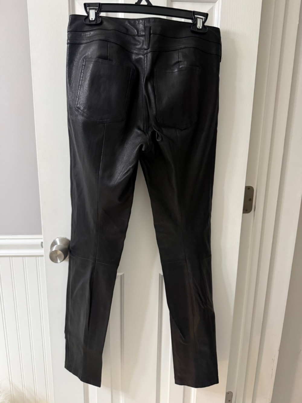 Tory Burch 100% Leather Skinny Leg Pants - Picture 2 of 11